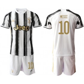 Fußballtrikots Juventus Turin Lionel Messi 10 Kinder 2020-2021 Kurzarm Heimtrikotsatz kaufen